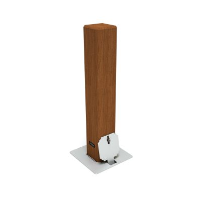 Cutlass wooden bollard